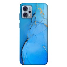 TPU чехол Demsky Синий с золотом для Motorola Moto G23