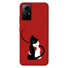 TPU чохол Demsky Влюбленные коты для Xiaomi Redmi Note 12S