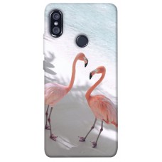 TPU чохол Demsky Flamingos для Xiaomi Redmi Note 5 Pro / Note 5 (AI Dual Camera)