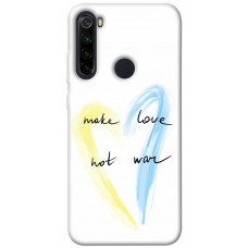 TPU чохол Demsky Make love not war для Xiaomi Redmi Note 8