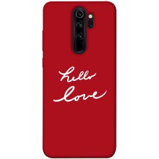TPU чохол Demsky Hello love для Xiaomi Redmi Note 8 Pro