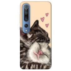 TPU чехол Demsky Cats love для Xiaomi Mi 10 / Mi 10 Pro