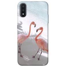 TPU чохол Demsky Flamingos для Samsung Galaxy A01