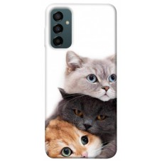 TPU чохол Demsky Три кота для Samsung Galaxy M14 5G