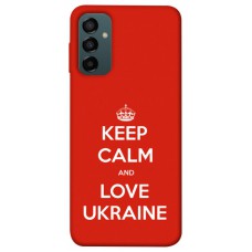TPU чохол Demsky Keep calm and love Ukraine для Samsung Galaxy M14 5G