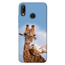 TPU чохол Demsky Милые жирафы для Huawei P20 lite (2019)