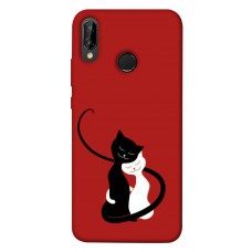 TPU чохол Demsky Влюбленные коты для Huawei P20 lite (2019)