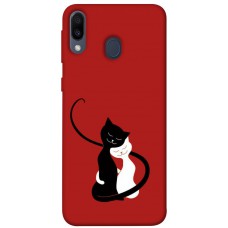 TPU чохол Demsky Влюбленные коты для Samsung Galaxy M20