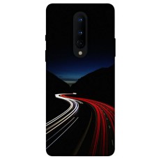 TPU чохол Demsky Красно-белая дорога для OnePlus 8