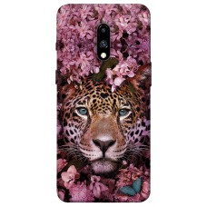 TPU чохол Demsky Леопард в цветах для OnePlus 7