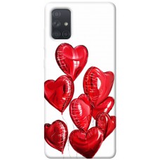 TPU чохол Demsky Heart balloons для Samsung Galaxy A71