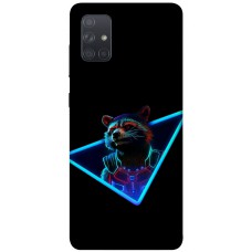 TPU чехол Demsky Comics style 24 Реактивный Енот (РАКЕТА) для Samsung Galaxy A71