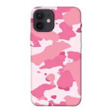 TPU чохол Demsky Розовый камуфляж 2 для Apple iPhone 12 mini (5.4")
