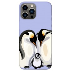 TPU чохол Demsky Penguin family для Apple iPhone 12 Pro Max (6.7")