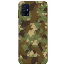 TPU чехол Demsky Треугольный камуфляж для Samsung Galaxy M31s