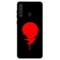 TPU чехол Demsky Red Moon для Samsung Galaxy A21