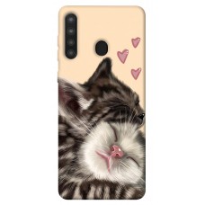 TPU чохол Demsky Cats love для Samsung Galaxy A21