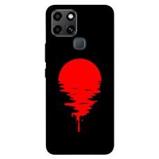 TPU чехол Demsky Red Moon для Infinix Smart 6