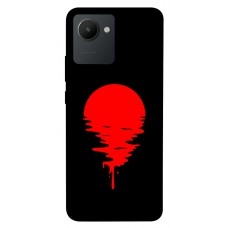 TPU чехол Demsky Red Moon для Realme C30