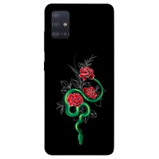 TPU чохол Demsky Snake in flowers для Samsung Galaxy M51