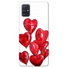 TPU чохол Demsky Heart balloons для Samsung Galaxy M51