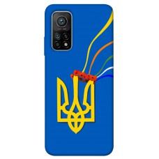 TPU чехол Demsky Квітучий герб для Xiaomi Mi 10T