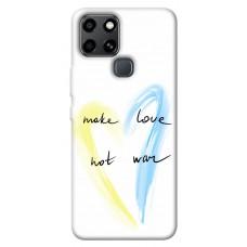 TPU чехол Demsky Make love not war для Infinix Smart 6