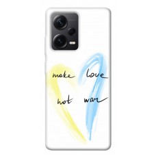 TPU чохол Demsky Make love not war для Xiaomi Poco X5 Pro 5G