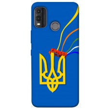 TPU чехол Demsky Квітучий герб для Nokia G11 Plus