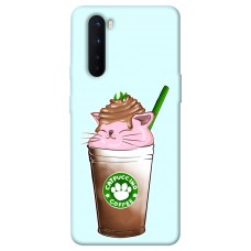 TPU чехол Demsky Catpuccino для OnePlus Nord