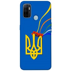 TPU чехол Demsky Квітучий герб для Oppo A53 / A32 / A33