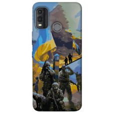 TPU чехол Demsky Faith in Ukraine 3 для Nokia G11 Plus