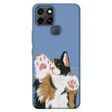 TPU чехол Demsky Funny cat для Infinix Smart 6