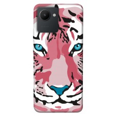 TPU чехол Demsky Pink tiger для Realme C30