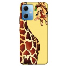 TPU чехол Demsky Cool giraffe для Xiaomi Poco X5 5G