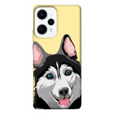 TPU чохол Demsky Husky dog для Xiaomi Poco F5 Pro