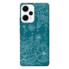 TPU чехол Demsky Botanical illustration для Xiaomi Poco F5 Pro