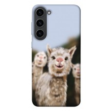 TPU чехол Demsky Funny llamas для Samsung Galaxy S23