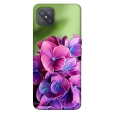 TPU чехол Demsky Кружевная гортензия для Oppo A92s