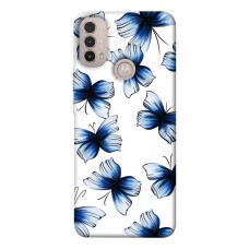 TPU чехол Demsky Tender butterflies для Motorola Moto E40