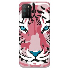 TPU чохол Demsky Pink tiger для Xiaomi Poco M3