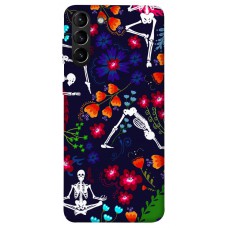 TPU чохол Demsky Yoga skeletons для Samsung Galaxy S21+