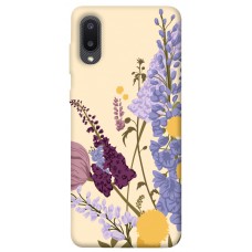 TPU чохол Demsky Flowers art для Samsung Galaxy A02
