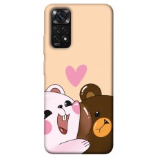 TPU чехол Demsky Медвежата для Xiaomi Redmi Note 11 (Global) / Note 11S