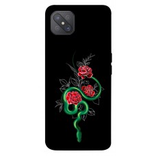 TPU чохол Demsky Snake in flowers для Oppo A92s