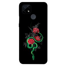 TPU чохол Demsky Snake in flowers для Realme C21