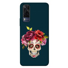 TPU чохол Demsky Flower skull для Vivo Y53s