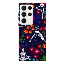 TPU чохол Demsky Yoga skeletons для Samsung Galaxy S23 Ultra