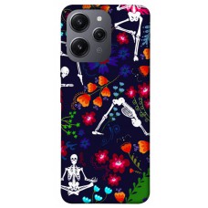 TPU чехол Demsky Yoga skeletons для Xiaomi Redmi 12