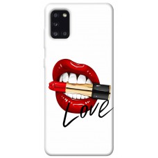 TPU чохол Demsky Красные губы для Samsung Galaxy A31